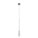 Maxlight MURANO A 1 ágú függeszték, króm, 3000K melegfehér, beépített LED, 285 lm, 1x3W, MAXLIGHT-P0245