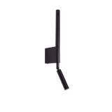 Maxlight ORGANIC fali lámpa, fekete, 3000K melegfehér, beépített LED, 120 lm, 2x1 W, MAXLIGHT-W0339