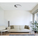 Maxlight VELVET mennyezeti lámpa, fekete, 3000K melegfehér, beépített LED, 2280 lm, 1x38W, MAXLIGHT-C0198