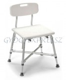 MAXLINE Nagy teherbírású tusolószék háttámlával 250 kg-ig (MG 6076)