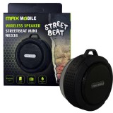MAXMOBILE MAX MOBILE Bluetooth Hangszóró Mini N8338 cseppálló, 450 mAh, BT 5.0, Fekete (3858891942278) - Hangszóró