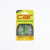 MaxSpeed műanyag szelepsapka - zöld - 4db