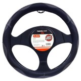 Maxspeed Zig kormányvédő, műbőr, 37-39cm, feket-szürke színű