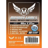 Mayday Games Kártyavédő kártyajátékokhoz (80 db-os csomag) 66 x 91 mm (narancs hátlap)