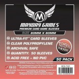 Mayday games Prémium közepes négyzet kártyavédő 80 x 80 mm (50 db-os csomag)