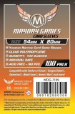 Mayday Games Yucatan keskeny kártyajáték kártyavédő (100 db-os csomag) 54 x 80 mm