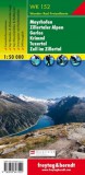 Mayrhofen – Zillertaler Alpen – Gerlos – Krimml – Tuxertal – Zell im Zillertal turistatérkép - f&b WK 152