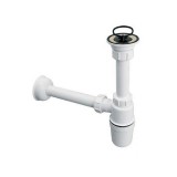 McAlpine Műanyag búraszifon 32mm 60mm oldható leeresztőszeleppel HC1L