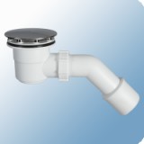 McAlpine zuhanytálca szifon leeresztő szeleppel ø40/50mm lefolyó: ø50-55mm felső rész: ø72mm -max. 3