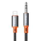 Mcdodo Lightning - Aux mini jack kábel 3.5mm 1.2m fekete (CA-0780)