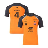 McLaren póló - Team Line Norris narancssárga