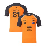 McLaren póló - Team Line Piastri narancssárga