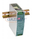 Mean Well EDR-150-24 DIN sínre szerelhető kapcsolóüzemű tápegység, 150 W, 24 V