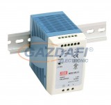 Mean Well MDR-100-24 Mini, DIN sínre szerelhető kapcsolóüzemű tápegység 100 W, 24 V