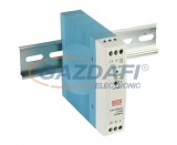 Mean Well MDR-20-24 Mini, DIN sínre szerelhető kapcsolóüzemű tápegység 20 W, 24 V
