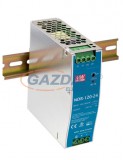 Mean Well NDR-120-24 DIN sínre szerelhető kapcsolóüzemű tápegység, 120 W, 24 V