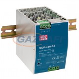 Mean Well NDR-480-48 DIN sínre szerelhető kapcsolóüzemű tápegység, 480 W, 48 V