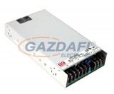 Mean Well RSP-500-24 Egykimenetes kapcsolóüzemű tápegység PFC szűrővel, 500 W, 24 V