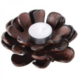 Mécses tartó toboz forma