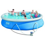 MEDENCE SZETT VÍZFORGATÓVAL - BESTWAY SYROS POOL - 457x84CM