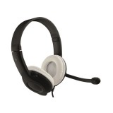 Media-Tech Epsilion mikrofonos fejhallgató USB (fekete-fehér)