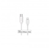 MediaRange Apple Lightning to USB Type-C Charge and Sync Cable 1m White (MRCS215)
