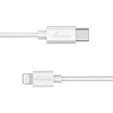 MediaRange Apple Lightning to USB Type-C Charge and Sync Cable 1m White MRCS215