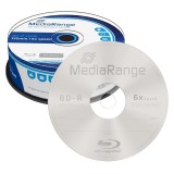 Mediarange BD-R 6X 25 GB  Blu-Ray Lemez - Cake (25)