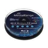 Mediarange BD-R DL 6X 50 GB  Blu-Ray Lemez - Cake (25)
