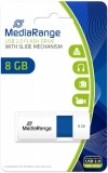 MEDIARANGE COLOR EDITION PENDRIVE 8GB USB 2.0 Kék-Fehér