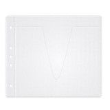 MediaRange Lefûzhetõ CD tasak fehér (50) /BOX60/