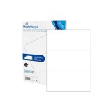 MediaRange öntapadós címke. 210x99mm. fehér. 150címke