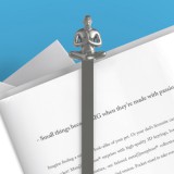 Meditáció, ezüst  - Fém könyvjelző