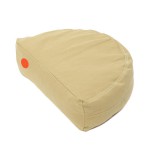 Meditációs párna huzat (félhold) Homok - Bindu