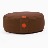 Meditációs párna huzat (kerek) Barna - Bindu