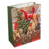 Medvés Virágkötészeti és Selyemvirág Nagykereskedés Debrecen, Szoboszlói út 50, 4031 info@medvesnagyker.hu Ajándéktasak furgon kutyákkal 26x32 cm