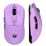 Meetion GW24 RGB Wireless Gamer Egér - Lila (GW24PURPLE)