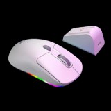 Meetion GW38 Wireless (vagy) Vezetékes Gaming Egér - Fehér (GW38WHITE)