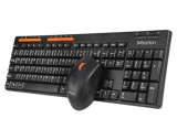 Meetion MT-4100 USB fekete wireless billentyűzet+egér HU MT-4100