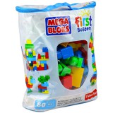 Mega Brands Mega Bloks: 60 db klasszikus színű építőkocka táskában