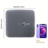 Méhsejt mintázatú, kétrétegű szőnyeg macskaalomhoz