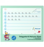 Meixner írásgyakorló füzet, 1.osztály, 7 mm sorköz, 32 lapos, ICO Süni
