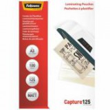 Meleglamináló fólia, 125 mikron, A3, matt, 100 db, FELLOWES [100 db]