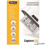Meleglamináló fólia, 125 mikron, A4, fényes, 250 db, FELLOWES