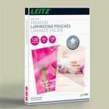 Meleglamináló fólia, 125 mikron, A4, fényes, UDT technológiával, LEITZ iLam (E74810000)