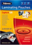 Meleglamináló fólia, 125 mikron, A5, fényes, FELLOWES