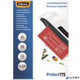 Meleglamináló fólia, 175 mikron, A3, fényes, 100 db, FELLOWES