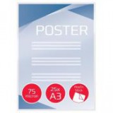 Meleglamináló fólia, 75 mikron, A3, fényes, öntapadó, GBC "Peel`n Stick" [25 db]