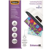 Meleglamináló fólia, 80 mikron, A3, fényes, 100 db, FELLOWES (IFW53062)