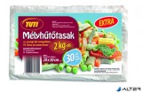 Mélyhűtőzacskó, 2 kg, 30 db, TUTI